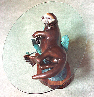 Bronze Sculpture Artist Roy Peratrovich Otter